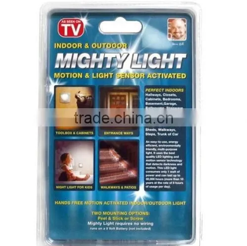 MIGHTY LIGHT 3 LED Indoor Outdoor Activated Motion Sensor Night
