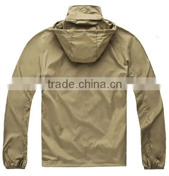 Unisex Spring Super Light 100% Nylon Water-Proof & Wind-Proof Outdoor Jacket