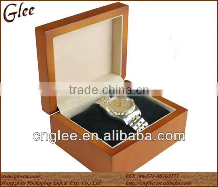 Hot Sale single wooden wrist packing watch boxes