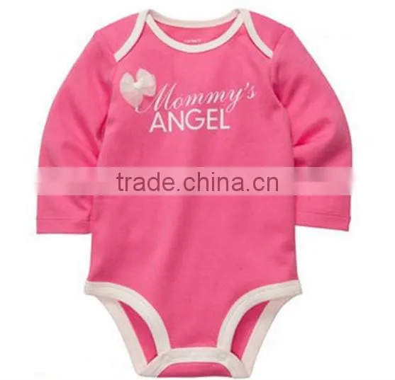 100% cotton lovely print baby girl rompers wholesale