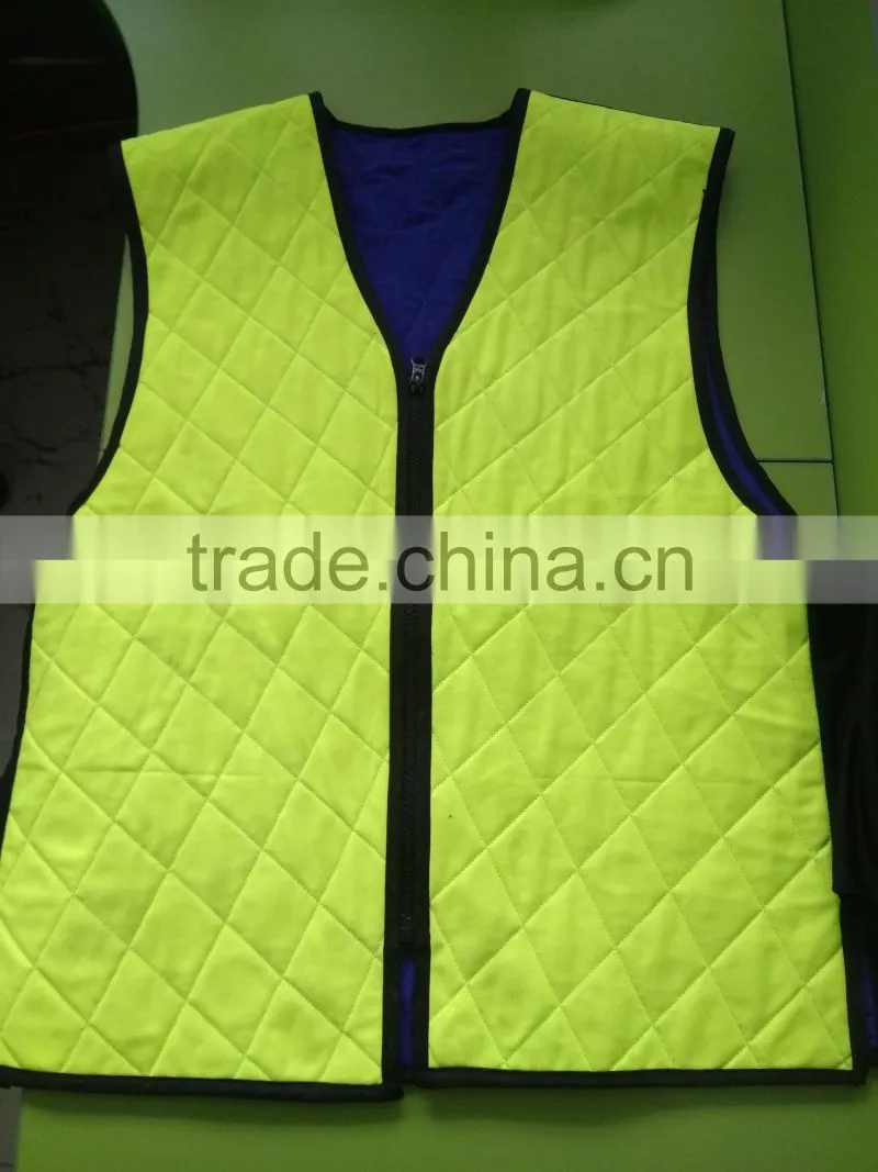 Wholesale cool vest use in hot weather Hi visibility cooling work vest