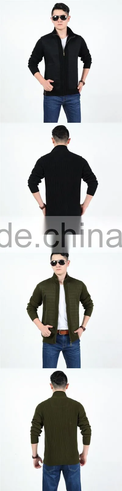 Fashion Design Custom Logo Mens Military Uniforms Olive Green Jacket