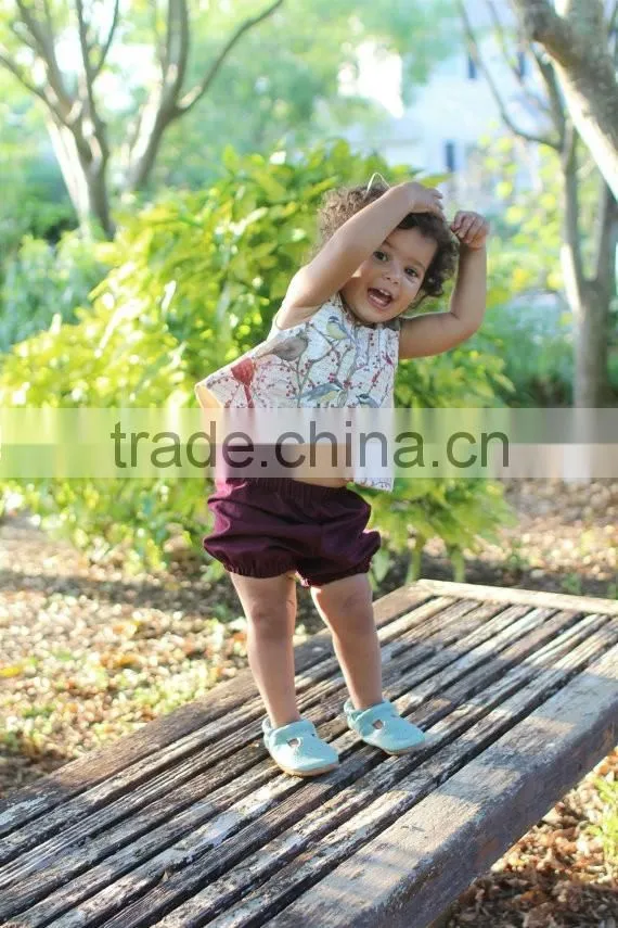 New born baby clothes wholesale little girl summer clothing bloomer set