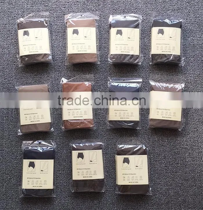 Latest design high end quality 40D velvet lady tights with cotton-lined gusset