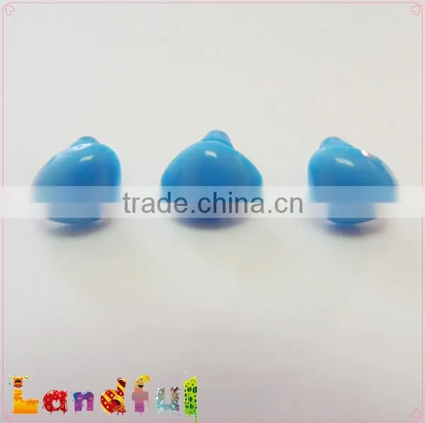 12mm Blue Safety Triangle Nose Plastic Craft Nose Plush Animal Nose