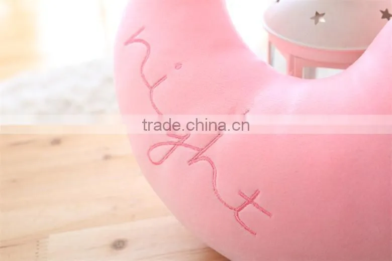 Ins Hot Sale Moon Star Shaped Soft Stuffed Plush Pillow Plush Cushion