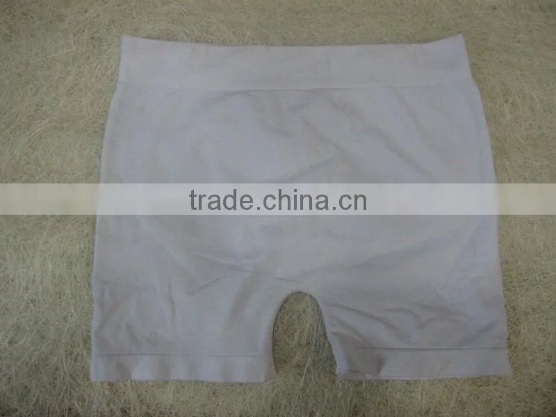 Lady's seamless high waist straight Angle pants nylon cotton spandex