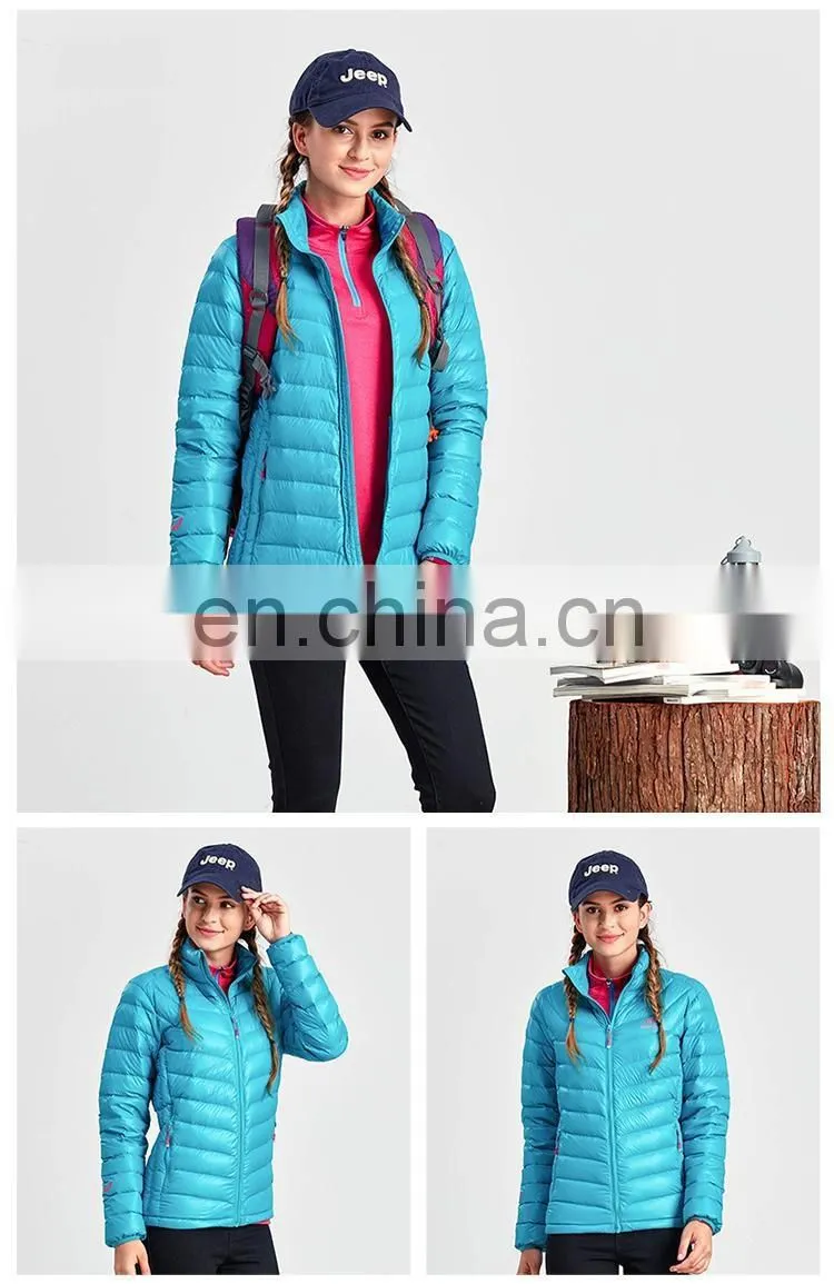 2016 new design nylon quilted jacket ultra light down jacket