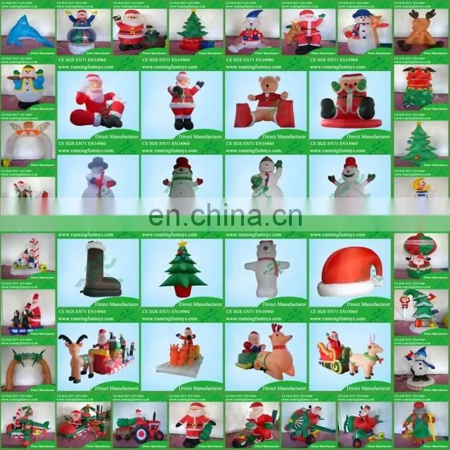 Outdoor Christmas Inflatable Angel Playing Trumpet, Fabric Christmas Angel Ornament