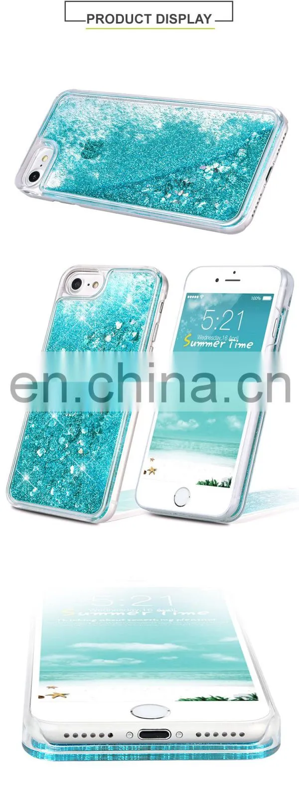 TPU Glitter Flowing Liquid Star Quicksand cell phone shell