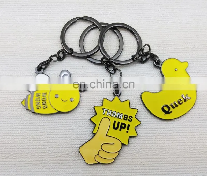 Customized design metal keychain for promotional gift items