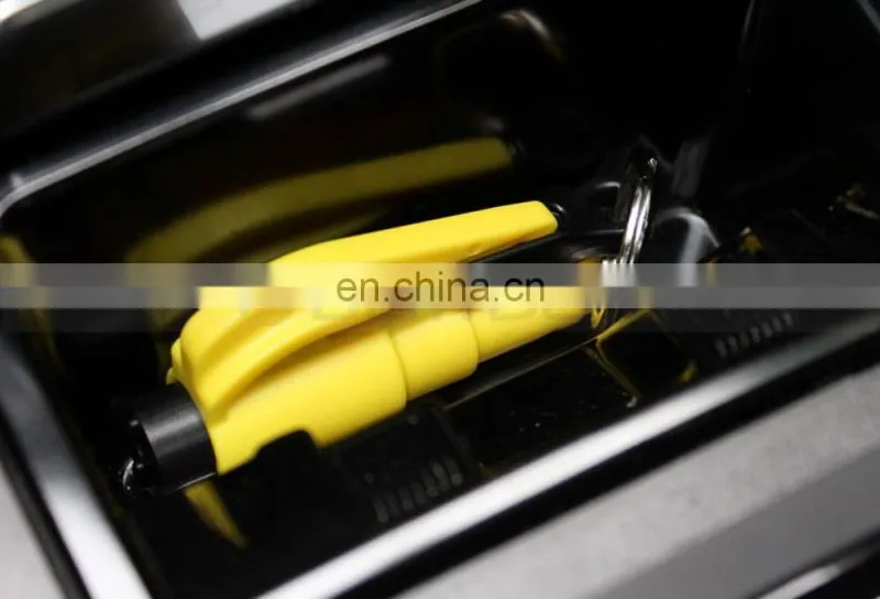 3 in 1 Safeguard Seatbelt Cutter Whistle Emmergency Hammer Car Window Breaker Car Glass Breaker