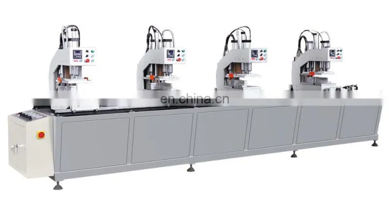 High precision PVC door and window manufacturing machine four-head seamless welding machine