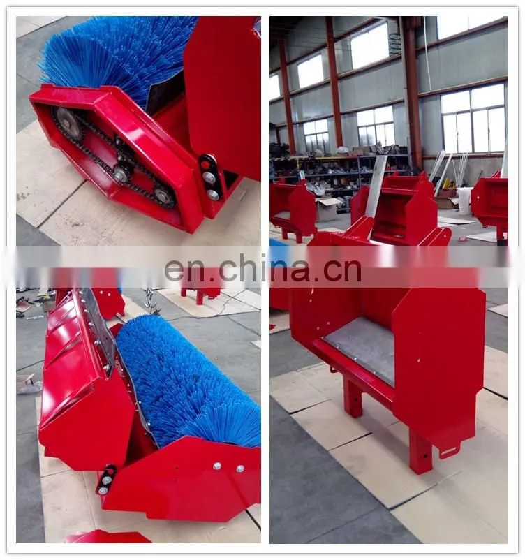 Agricultural Tractor Mounted snow sweeper machine cleaning machines