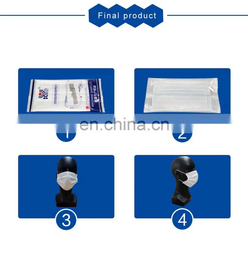 Automatic Mask Making Disposable Medical Surgical Face Mask Packing Machine