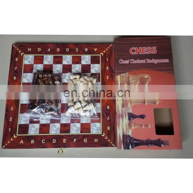 Beautiful Wooden Chess Set Board Game