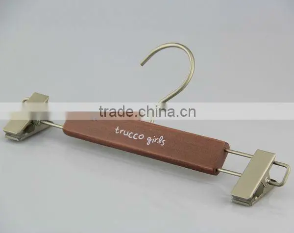 WK004 kid wooden hangers suit hangers children coats hangers