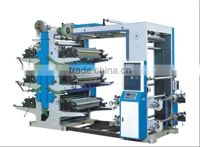 six color flexible printing machine