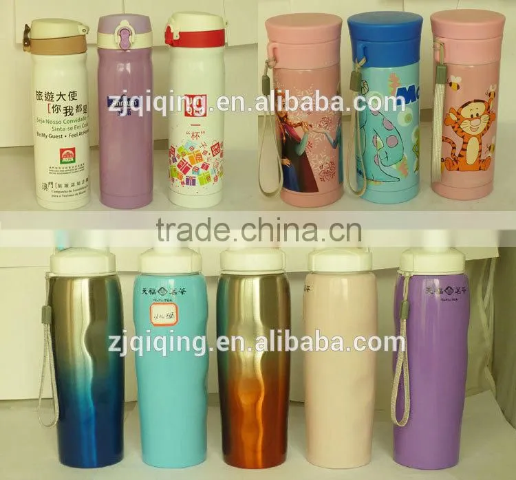64 oz stainless steel wide mouth aluminum sports bottle big flow lid with finger holder HD-104A-38