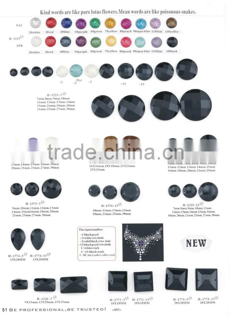 dyeable glitter resin stone button with shank