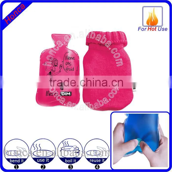 magic hot water bottle shape reusable hand warmers