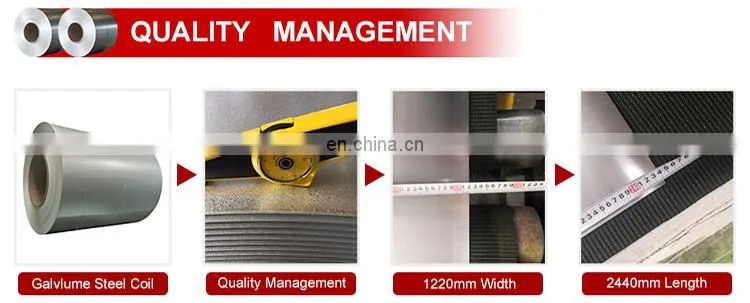 China aluminum sheet galvanized galvalume steel sheet for corrugated roofing