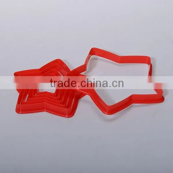 Plastic kitchen tools star shape pancake molds set