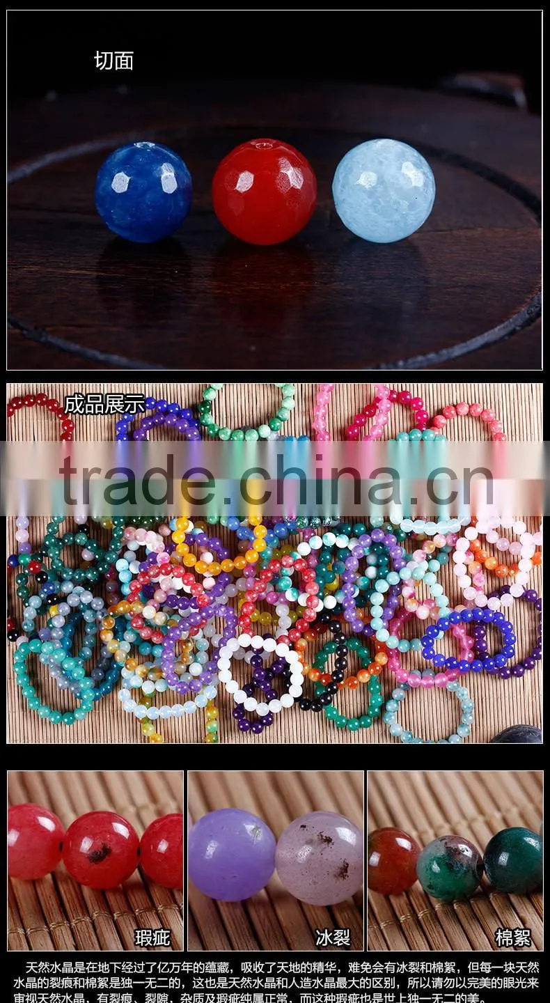 4mm 6mm 8mm 10mm 12mm Natural stones loose beads section face cut agate jade charms jewelry accessory