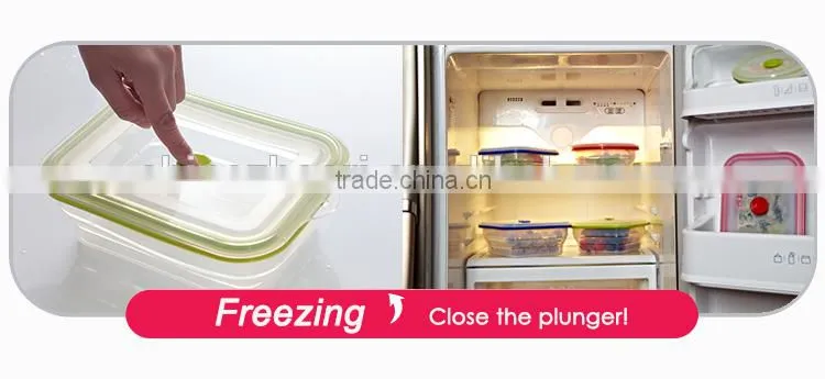1.5L (1500ml ) Silicone food container , Platinum silicone, Foldable, Non-stick,