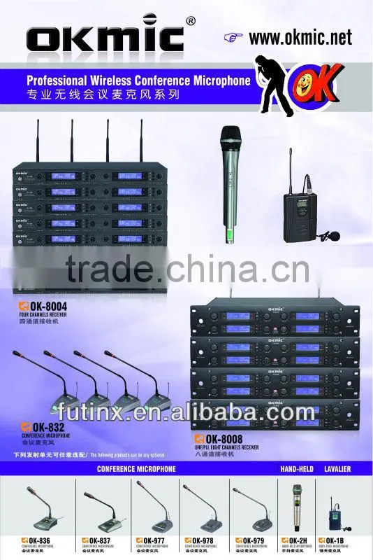 wireless collar microphone/gooseneck microphone/conference