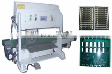 Automatic pcb depaneling machine with conveyor belt