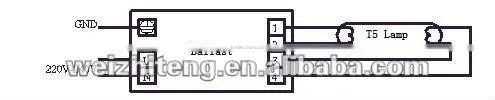 t5 t8 SAA GS EMC electronic ballast
