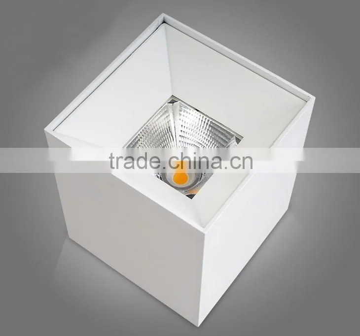 High Quality 20W 60 Degree Ceiling Mounted Square COB LED Surface Downlight 10W 20W 30W
