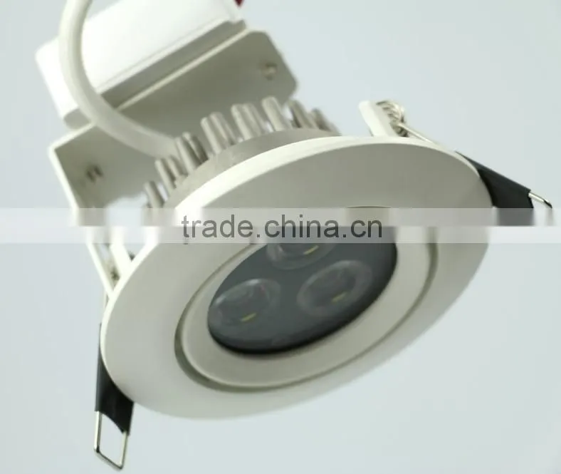 High Power 3W Recessed LED Downlight 90mm