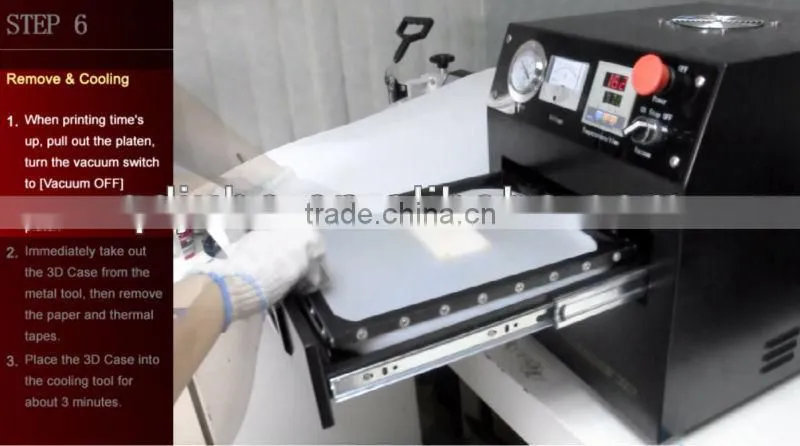 3D Automatic Sublimation desktop phone case printing machine, heat press machine