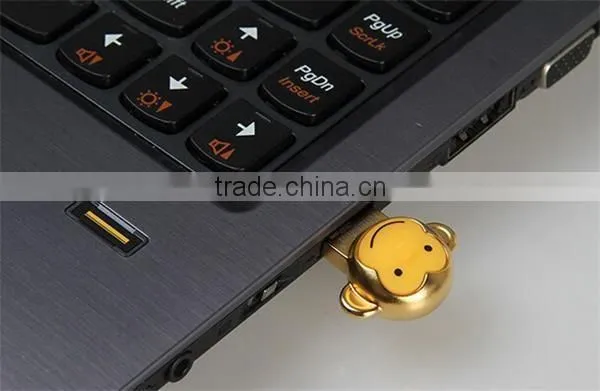 2016 promotion latest special design new aarrivel monkey shape 64gb usb flash drive
