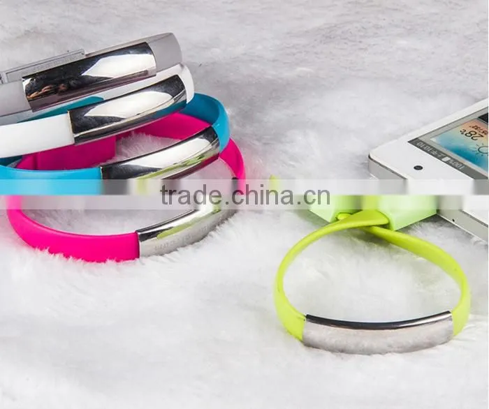 Hot Selling Stainless Men's Women's Bracelet USB Data Cable