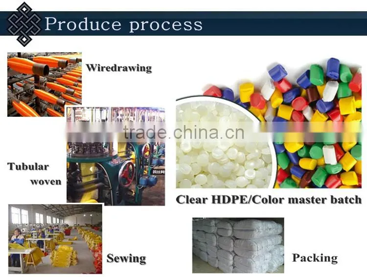 High quality mesh portioning bag for packing vegetables, fruits