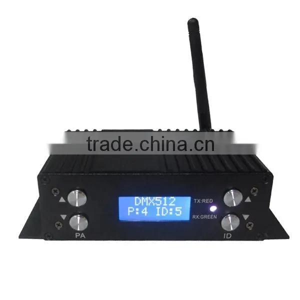 2.4G DMX512 wireless receiver/transmitter 126 channels wireless transmitter