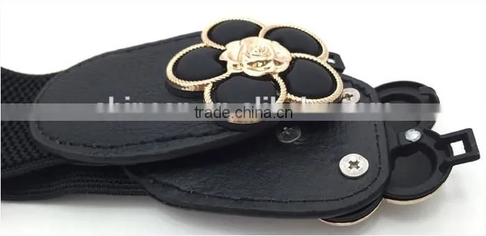 Korean Fashion Belt ,Sweet Flower Women's Casual Elastic Slimming Belt