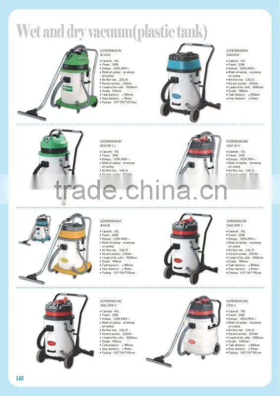 2000W wet and dry vacuum cleaner 77L