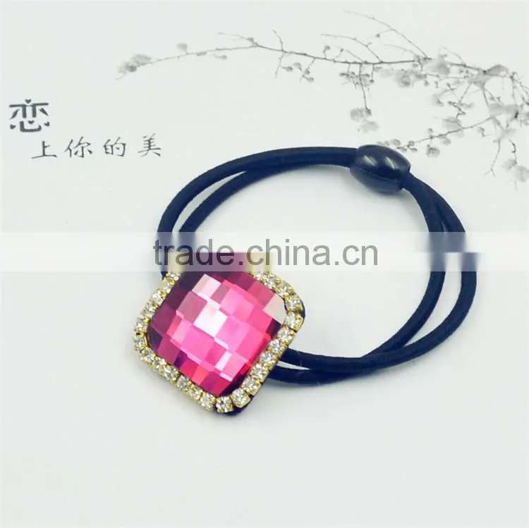 Sweet Women Fashion Hair Accessories Glass Stone Hair Band Headwear