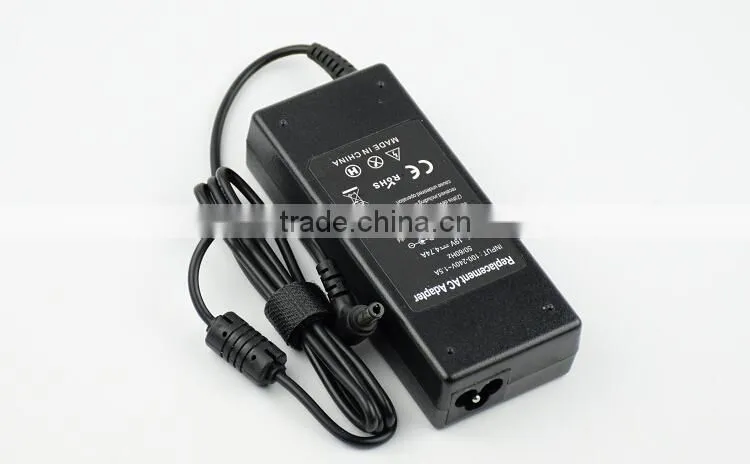 OEM laptop ac adapter 19V 4.74A 5.5*2.5MM 90 Degree connector For Acer