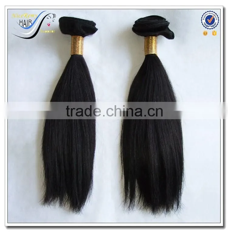 Wholesale natural black weave hair 100% virgin brazilian human hair
