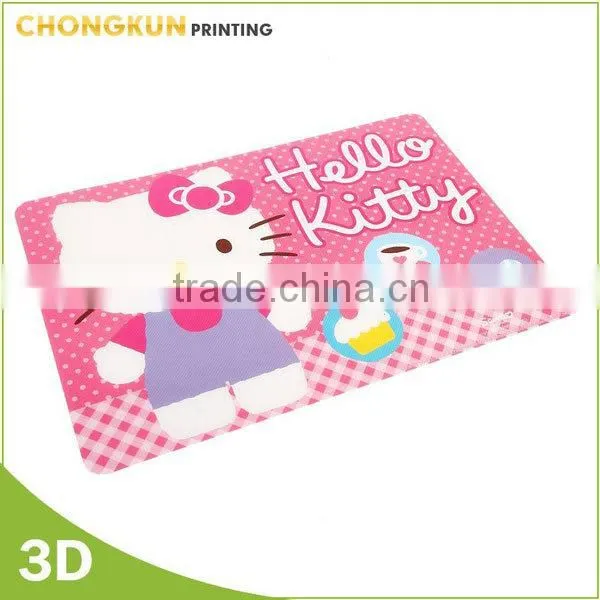 Holiday waterproof plastic table cover, 3D lenticular table cover