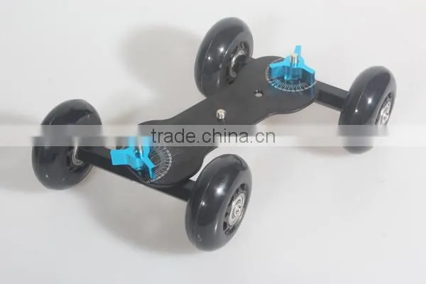 Super Mute Camera Video DSLR Movie Track Skater Dolly Skater Table Top Dolly Skater