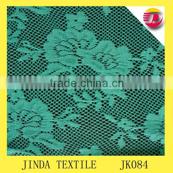 Beautiful color stretch nylon lace fabric for clothing