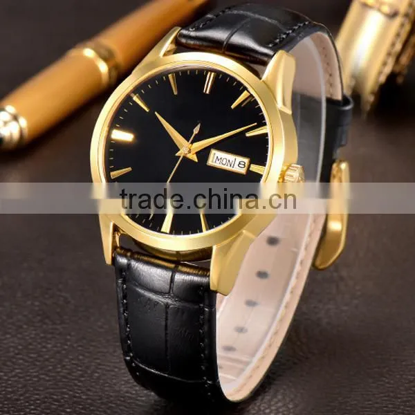 2015 hot wholesale watch stainless steel water resistant factory watch men