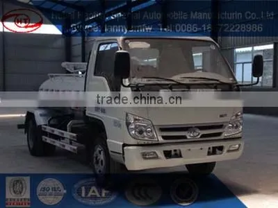 mini small self-cleaning suction truck for sale hubei haotian new design vacuum Fecal suction truck sewage suction truck