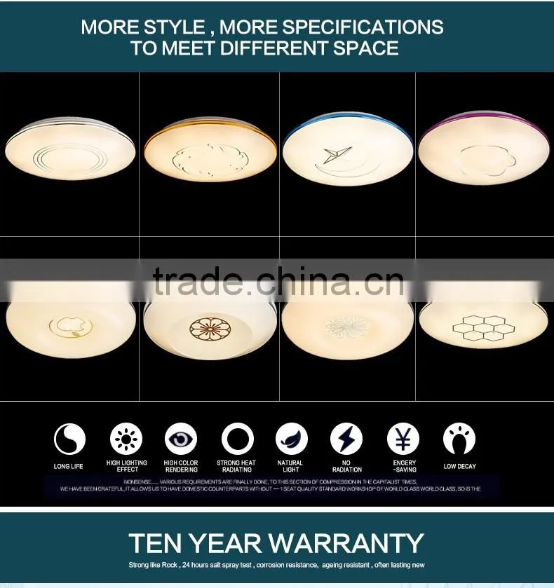 48 Round Acrylic surface mounted Led Ceiling lamp